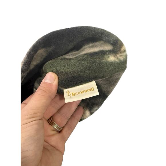 Browning Fleece Camo Neck Gaiter Hunting Cold Winter One Size - Picture 2 of 4